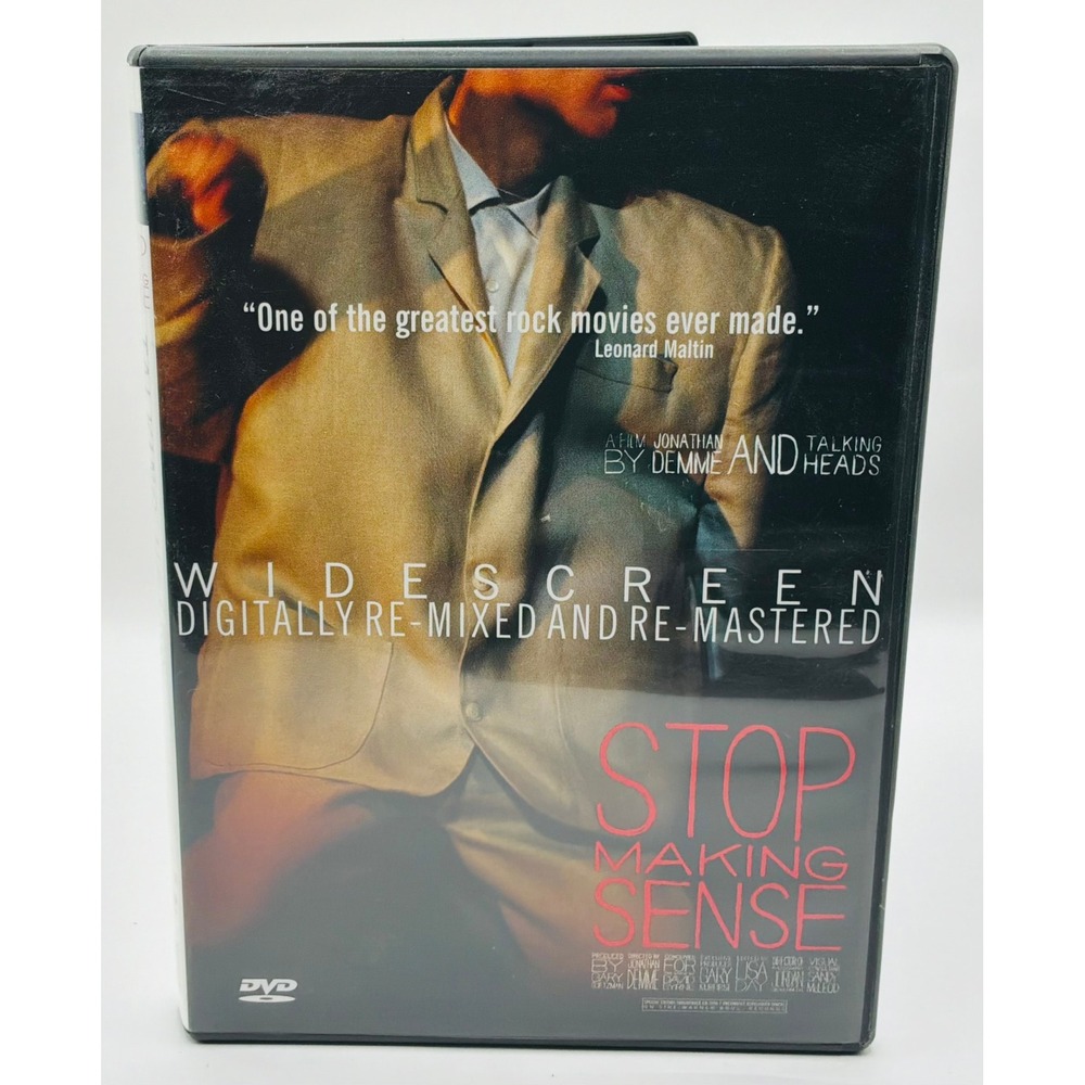 Talking Heads Stop Making Sense DVD Widescreen Remastered